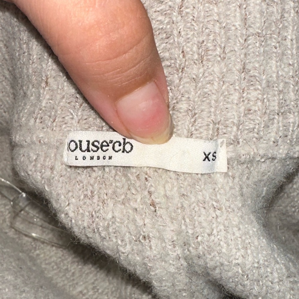 House of Cb OPAL RIBBED KNIT LEGGINGS Sz XS #J2 - Picture 4 of 5